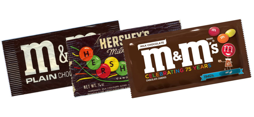 Two Ounce Full Color Imprint M&M Chocolate Candy Packages