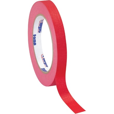 Red Masking Tape, 1/2 x 60 yds., 4.9 Mil Thick