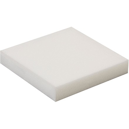 ULINE Soft Foam Sheets - White, 1/2 Thick, 12 x 12 - Carton of 96 - S-12835