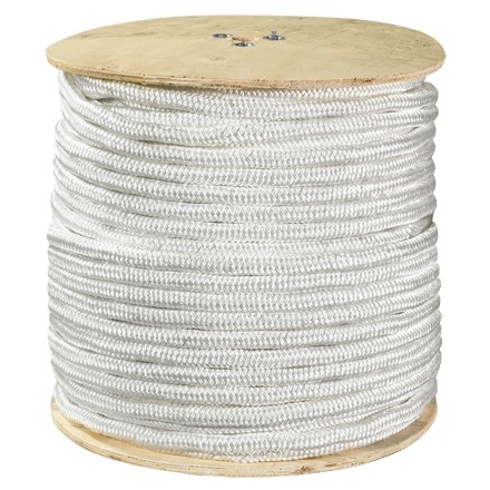 Double Braided Nylon Rope - 1/2, White for $249.00 Online