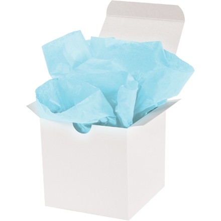 Powder Blue / Blue Breeze Tissue Paper Sheets Light Blue Grey