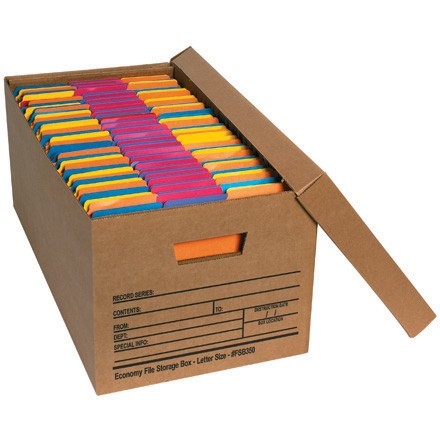 File Storage Boxes  Cardboard Storage Box 