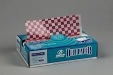Red Checkered Waxed Deli Tissue Sheets, 8 x 10 3/4"