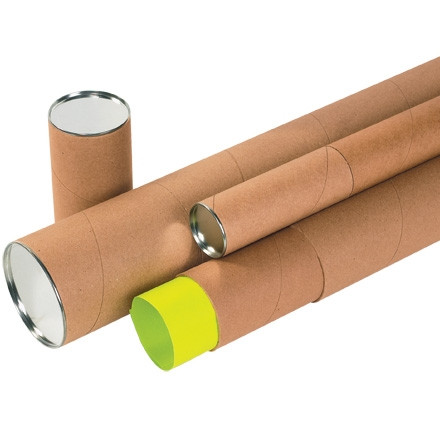 Mailing Tubes with Caps, Telescoping, Kraft, 4 x 42 for $5.81 Online