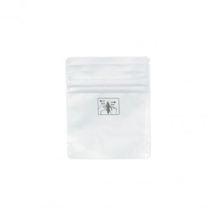 1/8 oz Child-Resistant Bags Child-Resistant Pouch, 4 x 5", White