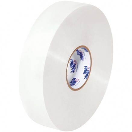 White Machine Carton Sealing Tape, Economy, 2" x 1000 yds., 1.9 Mil Thick