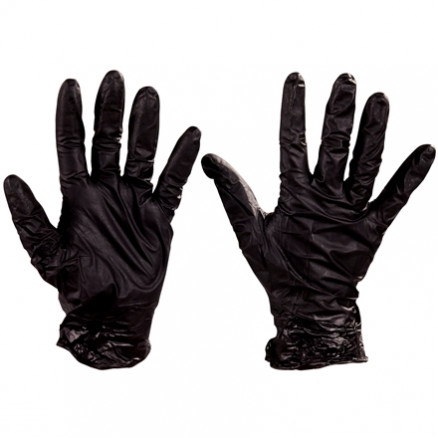 Best® Nighthawk™ Black Nitrile Gloves - 4 Mil - Xlarge