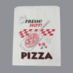 Bolsas de papel para pizza impresas, 14 x 1 x 17 
