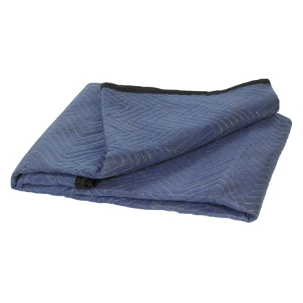 Paquete de 2 mantas acolchadas para embalaje y mudanza, calidad de lujo, 80  x 72 pulgadas, almohadillas para envío de muebles para mudanza y